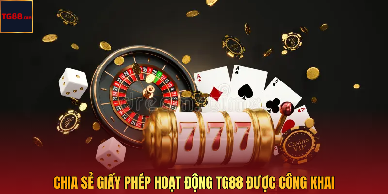 Chia sẻ giấy phép hoạt động TG88 được công khai