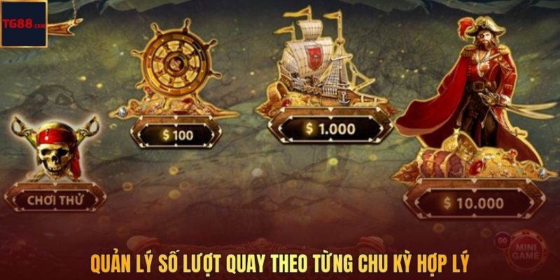 Quản lý số lượt quay theo từng chu kỳ hợp lý